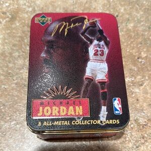 Upper Deck Michael Jordan Collector Cards Tin - Red